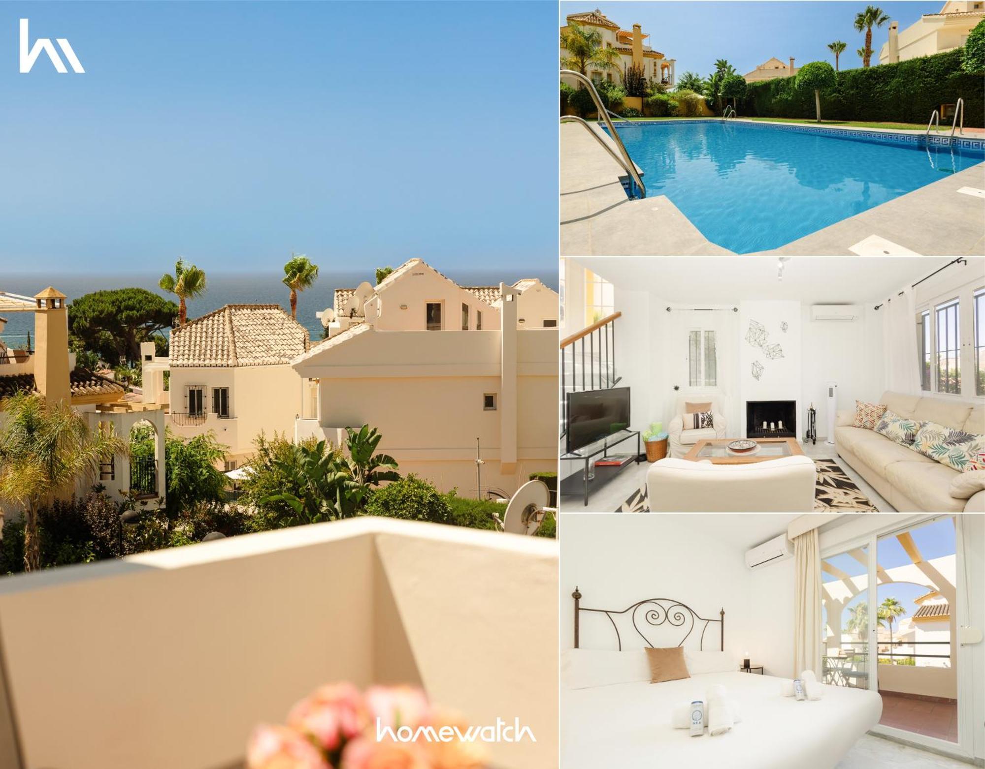 Villa Beautiful Townhouse Walking Distance To The Beach In Costabella, Marbella Exterior foto